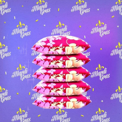 CATHROL Microfibre Sleeping Pillow Pack of 5 Solid(Pink)