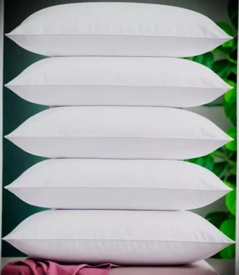 fulffystyl Microfibre Sleeping Pillow Pack of 5 Abstract SOFT(White)