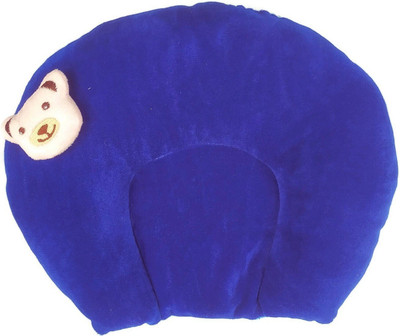 Ducudu Foam Solid Baby Pillow Pack of 1(Blue 2)