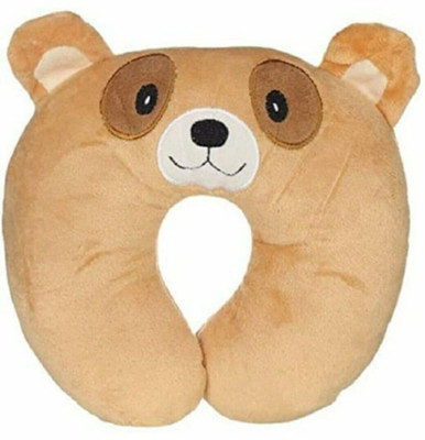 Ducudu Microfibre Baby Pillow Pack of 1 Animals BABY SEED PILLOW, Pillow for Newborn Baby-Round Head Shaping Pillow, 0-12 Months(Camel)