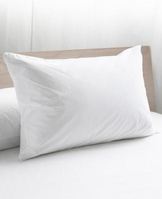 RomancePillow Polyester Fibre Solid Sleeping Pillow Pack of 1(White)