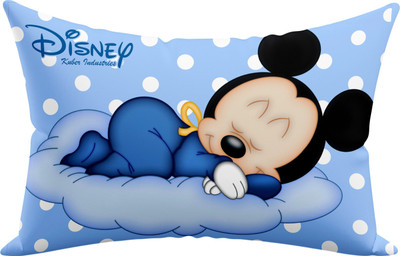 Kuber Indsutries Microfibre Cushion Pack of 1 Toons & Characters(Blue)