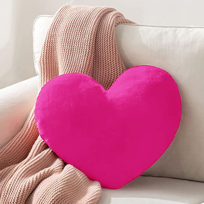 PICKKART Microfibre Solid Cushion Pack of 1(Dark Pink)