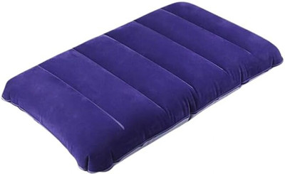 GRANSI Air Solid Travel Pillow Pack of 1(Blue)
