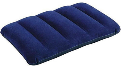 KS MART Air Sleeping Pillow Pack of 1 Solid(Blue)