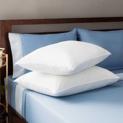 BHEBHA Pillow Set || Comfort And Support Pillow Microfibre Abstract Sleeping Pillow Pack of 2(White)