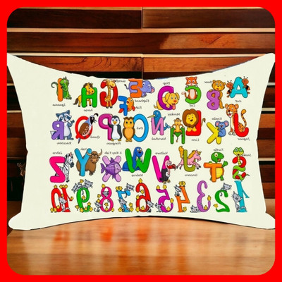 GTX Microfibre Toons & Characters Baby Pillow Pack of 1(White)
