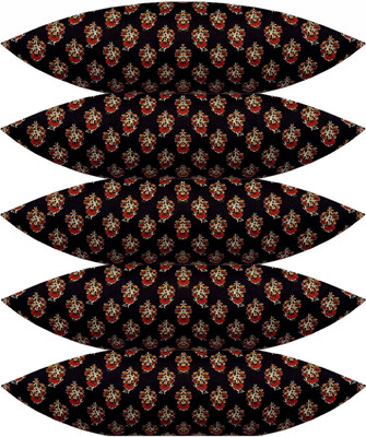 Changers Microfibre Floral Sleeping Pillow Pack of 5(Black)