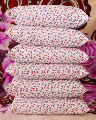 GOGA LUXURY Polyester Fibre Abstract Sleeping Pillow Pack of 6(Multicolor)
