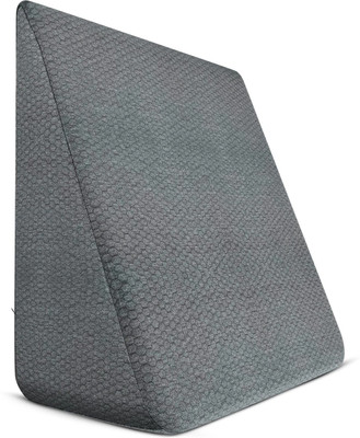 AGEasy Wedge Pillow Memory Foam Solid Orthopaedic Pillow Pack of 1(Dark Grey)