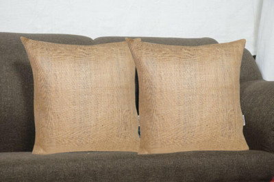Oscar Home Microfibre Abstract Cushion Pack of 2(Beige)