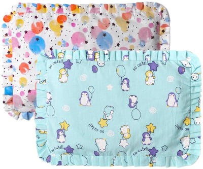 Superbottoms Mustard Seeds Solid Baby Pillow Pack of 2(Twinkle Stars - Little Pingu)