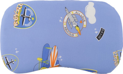 PASSION PETALS Memory Foam Abstract Baby Pillow Pack of 1(Blue)