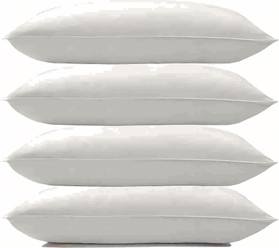 Urmila Creation Polyester Fibre Sleeping Pillow Pack of 4 Solid LUXURY(White)