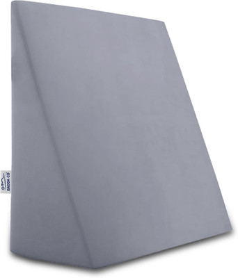GADDA CO Wedge Pillow Memory Foam Solid Sleeping Pillow Pack of 1(Grey)