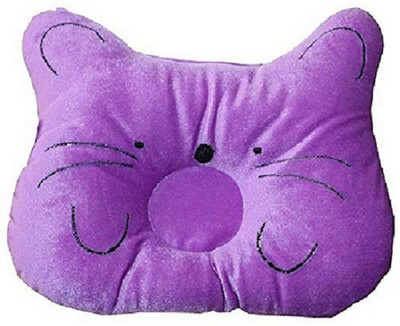 Found Fit Polyester Fibre Animals Baby Pillow Pack of 1(Purple)