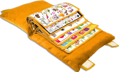 Niks Creation Polyester Pillows Cover(22 cm*30 cm, Yellow)