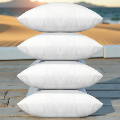 CIEZAR Microfibre Solid Sleeping Pillow Pack of 4(Blue)