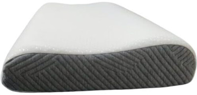 Wakeup India Memory Foam Solid Orthopaedic Pillow Pack of 1(White, Grey)