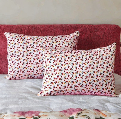 YPOLOIPO Polyester Fibre Sleeping Pillow Pack of 2 Abstract LUXURY(Printed)