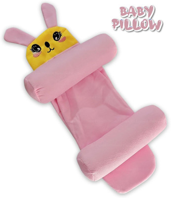 Hellobear Polyester Fibre Baby Pillow Pack of 1 Animals Baby Neck Pillow(Pink)