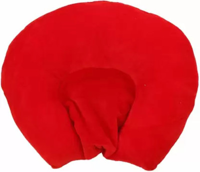 BabeDesk Microfibre Animals Baby Pillow Pack of 1(Red)