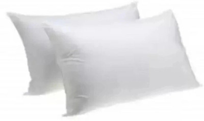 Sleepwell Microfibre Sleeping Pillow Pack of 2 Solid Pillow Set || Comfort And Support Pillow(White)