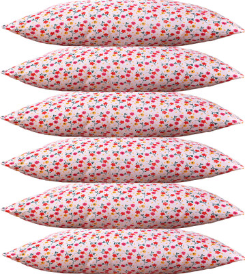 STOMIA STOMIA LUXURY SOFT PILLOW Polyester Fibre Abstract Sleeping Pillow Pack of 6(printed)