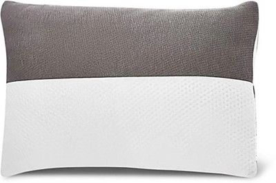 Wakefit Polyester Fibre Sleeping Pillow Pack of 1 Solid(White, Grey)