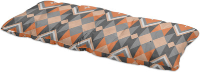 Vargottam Polyester Fibre Geometric Chair Pad Pack of 1(Gray)