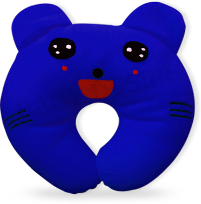 Little Miracles Polyester Fibre Animals Baby Pillow Pack of 1(Dark Blue)