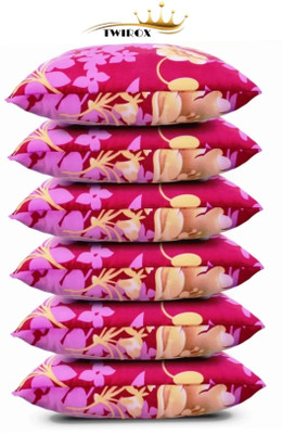 TWIROX LUXURY Polyester Fibre, Microfibre Solid Sleeping Pillow Pack of 6(Multicolor)
