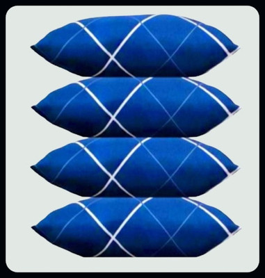 Urmila Creation Cotton Sleeping Pillow Pack of 4 Abstract(Blue)