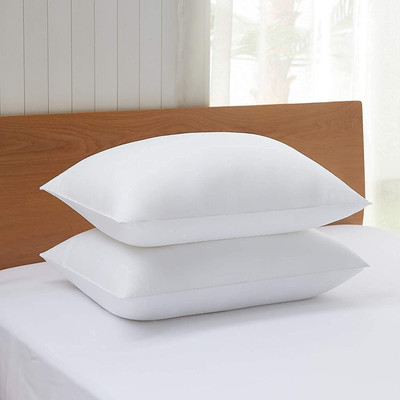 BHEBHA Pillow Set || Comfort And Support Pillow Microfibre Abstract Sleeping Pillow Pack of 2(White)