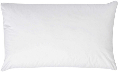 RomancePillow Polyester Fibre Solid Sleeping Pillow Pack of 1(White)