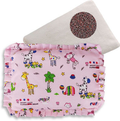 Hellobear Mustard Seeds Baby Pillow Pack of 1 Animals(Pink)