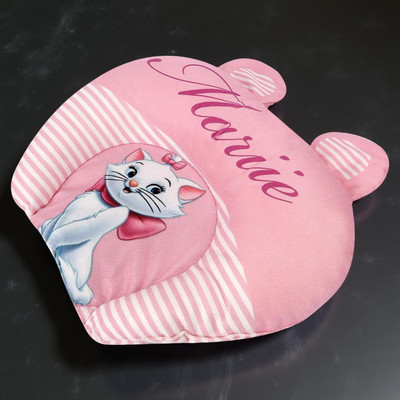 AR ASHIOR Polyester Fibre Baby Pillow Pack of 1 Animals SnuggleZoo Series(Pink)