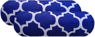 PALVIT Microfibre Abstract Bolster Pack of 2(JALAR)