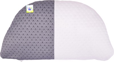 Toddylon Mustard Seeds Geometric Baby Pillow Pack of 1(White)