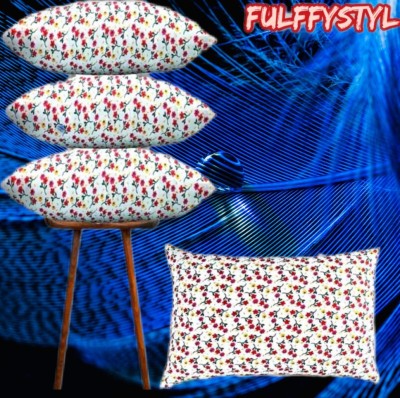 fulffystyl SOFT Microfibre Solid Sleeping Pillow Pack of 4(Multicolor)