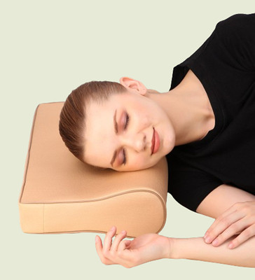 VN CARE Memory Foam Solid Orthopaedic Pillow Pack of 1(Multicolor)