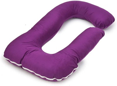 ag pro comfort Polyester Fibre Solid Pregnancy Pillow Pack of 1(Purple)