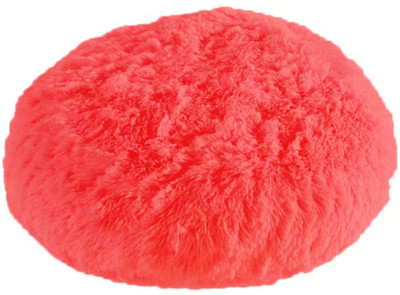 Cyuteenuts Gajri Pink Fur pillow Filled with microfiber Microfibre Solid Cushion Pack of 1(Gajri Pink)