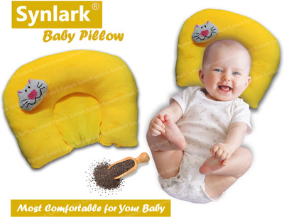 Synlark Pillow Mustard Seeds Toons & Characters Baby Pillow Pack of 1(Yellow)