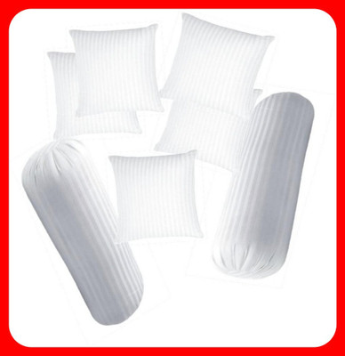 GTX Microfibre Cushion Pack of 7 Stripes(White)