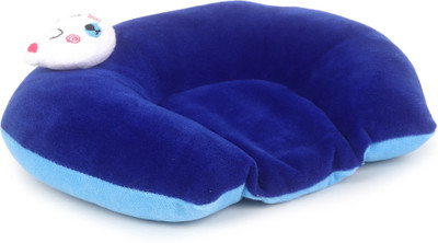 Ducudu Mustard Seeds Toons & Characters Baby Pillow Mustard Seeds Solid Baby Pillow Pack of 1(Blue)