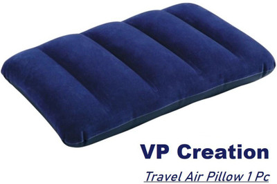 VP Creation Air Solid Travel Pillow Pack of 1(Dark Blue)
