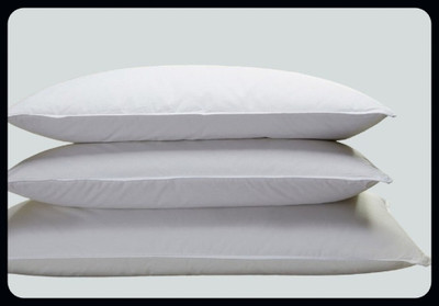 Urmila Creation Luxury Cotton Solid Sleeping Pillow Pack of 3(White)