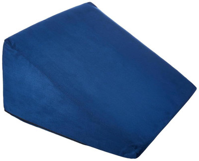 HOMESO Premium Orthopedic Memory Foam Wedge Pillow Memory Foam Solid Orthopaedic Pillow Pack of 1(Navy Blue)