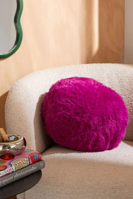 PICKKART Polyester Fibre Solid Baby Pillow Pack of 1(Dark Pink)